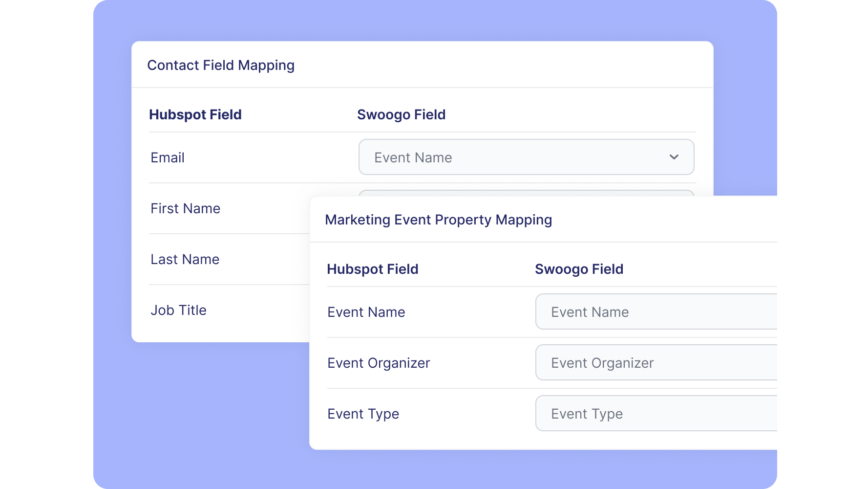Easily map your event data